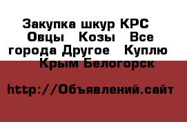 Закупка шкур КРС , Овцы , Козы - Все города Другое » Куплю   . Крым,Белогорск